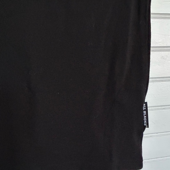 NEW ZEALAND All Blacks youth size 6 black polo - Picture 3 of 5